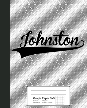 Paperback Graph Paper 5x5: JOHNSTON Notebook Book