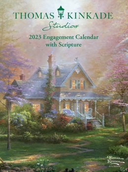 Calendar Thomas Kinkade Studios 12-Month 2023 Monthly/Weekly Engagement Calendar with Scr Book