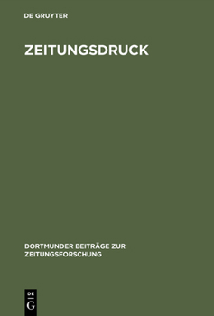 Hardcover Zeitungsdruck [German] Book