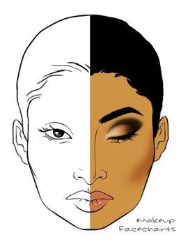 Paperback Makeup Facecharts: Carol Edition Book