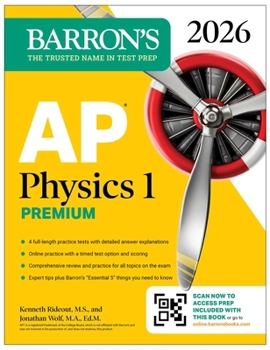 Paperback AP Physics 1 Premium, 2026: Prep Book with 4 Practice Tests + Comprehensive Review + Online Practice Book