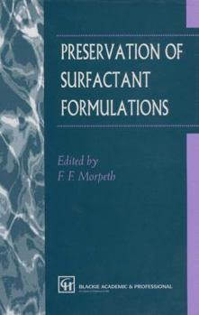Paperback Preservation of Surfactant Formulations Book