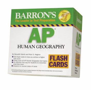 Cards Barron's AP Human Geography (Barron's: the Leader in Test Preparation) Book