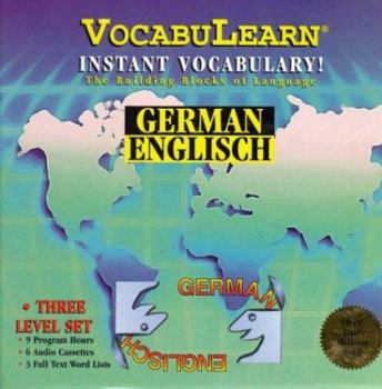 Audio Cassette Vocabulearn German/English 3-Level Set [With 3 Booklets] Book