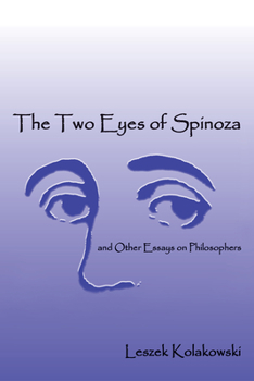 Hardcover Two Eyes of Spinoza and Other Essays Book