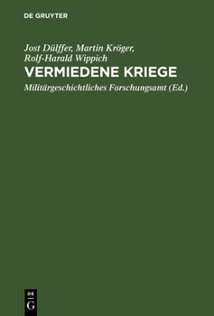 Hardcover Vermiedene Kriege [German] Book