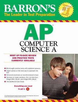 Paperback Barron's AP Computer Science a Book