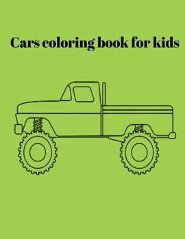 Paperback Cars coloring book for kids Book