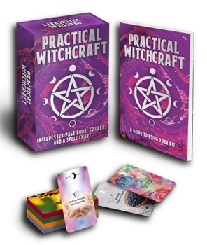 Paperback Practical Witchcraft Book & Card Deck: Includes 128-Page Book, 52 Cards and a Spell Chart Book