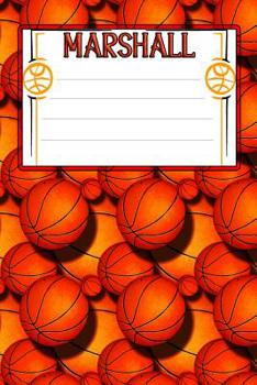 Paperback Basketball Life Marshall: College Ruled Composition Book