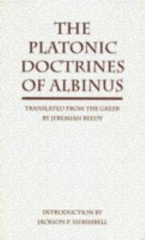 Paperback The Platonic Doctrines of Albinus Book