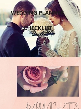 Hardcover Wedding Planner Checklist, by Quinichette Book