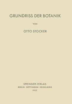 Paperback Grundriss Der Botanik [German] Book