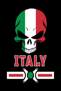 Italien Flaggen Notizbuch: Schönes Italien Flaggen Notizbuch mit 120 karierte Seiten im A5 Format (German Edition)