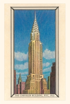 Paperback Vintage Journal Chrysler Building, 1932, New York City Book