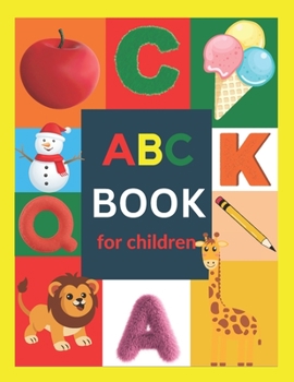 Paperback ABC Alphabet Picture Learning Book For Kids,: Ages 2-4 Book