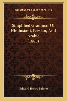 Paperback Simplified Grammar Of Hindustani, Persian, And Arabic (1885) Book