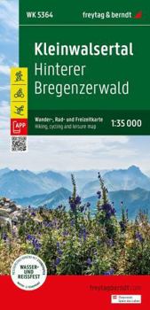 Map WK 5364 Hinterer Bregenzerwald - Kleinwalsertal - Damüls, hiking map 1:35,000 Book