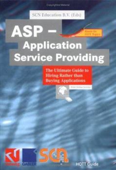 Paperback Asp-Application Service Providing Book