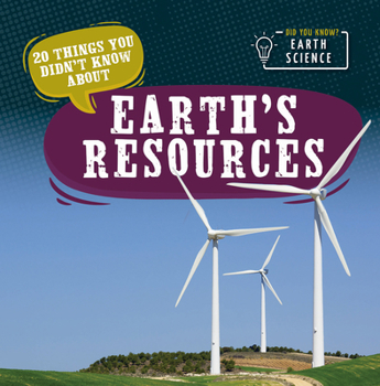 Library Binding 20 Things You Didn't Know about Earth's Resources Book