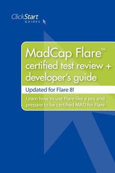 Paperback Madcap Flare Certified Test Review + Developer's Guide Book