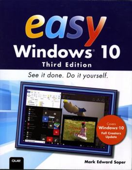 Paperback Easy Windows 10 Book