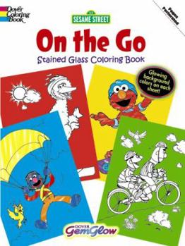 Paperback Sesame Street on the Go Gemglow Stained Glass Coloring Book