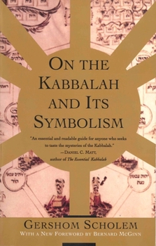 Paperback On the Kabbalah and Its Symbolism Book