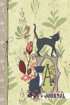 A Journal: Whimsical Lined Notebook for Cat Lover