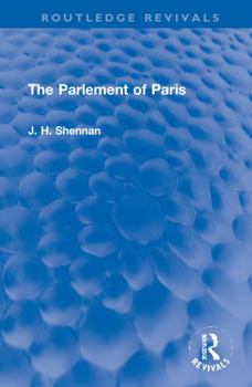 Hardcover The Parlement of Paris Book