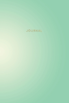 Paperback Journal: NEW - 96-Page Lined Notebook Journal - Mint Green Gradient Book