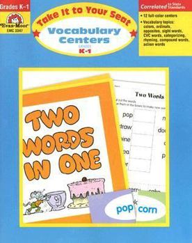 Paperback Vocabulary Centers: Grades K-1 Book