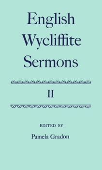 Hardcover English Wycliffite Sermons: Volume II Book