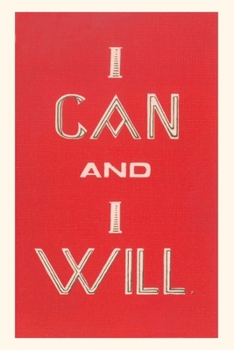 Paperback Vintage Journal I Can and I Will Book