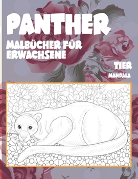 Paperback Malb?cher f?r Erwachsene - Mandala - Tier - Panther [German] Book