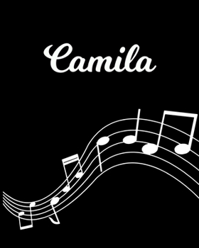 Camila: Sheet Music Note Manuscript Notebook Paper | Personalized Custom First Name Initial C | Musician Composer Instrument Composition Book | 12 ... Guide | Create Compose & Write Creative Songs