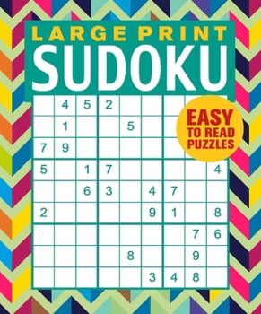 Paperback Large Print Sudoku [Large Print] Book