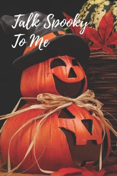 Paperback Jack O Lantern Journal: 100-page blank lined journal with photo of stacked jack o lanterns and Halloween quote Book