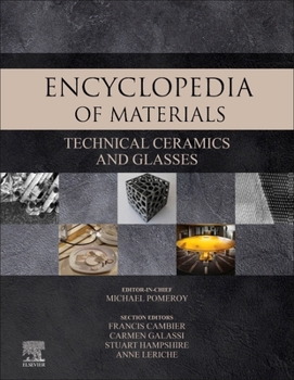 Hardcover Encyclopedia of Materials: Technical Ceramics and Glasses Book