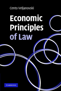 Paperback Economic Principles of Law Book