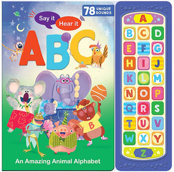 Board book Say It, Hear It: ABC Animals Book