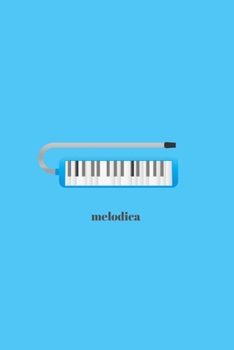 Melodica: Minimal Design Lined Practice Journal 6” x 9” 120 pages