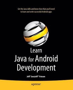Paperback Learn Java for Android Development Book