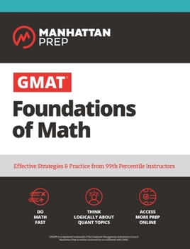 Paperback GMAT Foundations of Math Book
