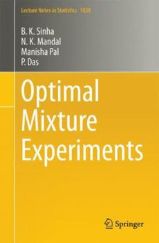 Paperback Optimal Mixture Experiments Book