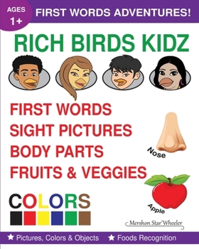 Paperback Rich Birds Kidz First Words Adventures! Book