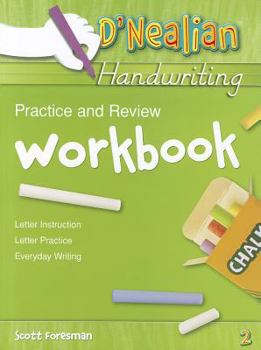 Paperback Dnealian Handwriting 1993 Practice and Review Workbook Grade 2 Book