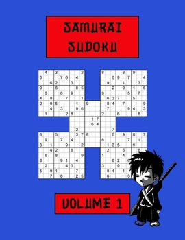 Paperback Samurai Sudoku Volume 1: 100x5 Sudoku Puzzles Average Difficulty and Hard Book