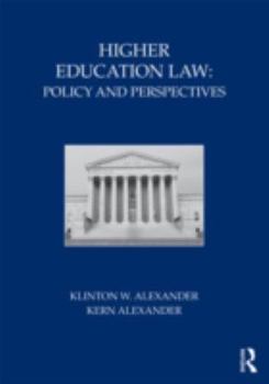Paperback Higher Education Law: Policy and Perspectives Book
