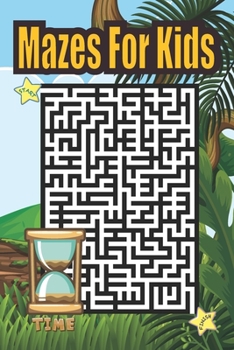 Paperback Mazes for Kids: Amazing Maze Activity Book for Kids 6*9 in Book